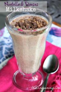 Nutella and Reese’s Milkshake – ThatsSoYummy – A Food, Lifestyle ...